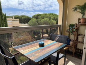 Studio climatisé à 200m de la plage avec balcon, parking et ménage inclus - Bormes-les-Mimosas - FR-1-251-836